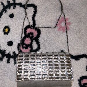 Rhinestone cross body bag